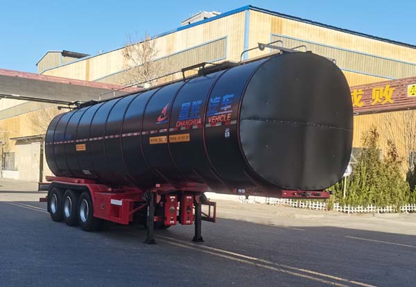 昌骅牌11.2米32吨3轴普通液体运输半挂车(HCH9404GPG42)
