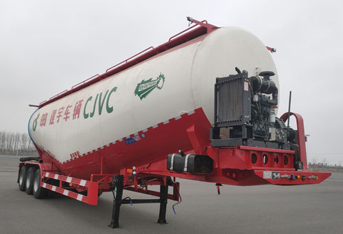 建宇牌13米30.2吨3轴低密度粉粒物料运输半挂车(YFZ9400GFL63)