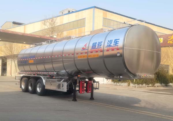 昌骅牌11.8米34吨3轴普通液体运输半挂车(HCH9400GPGB)
