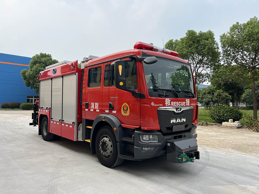 SJD5146TXFJY120/MEA 捷达消防牌抢险救援消防车图片