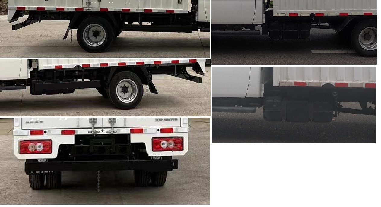 福田牌BJ5031XXY3AV6-AB2廂式運輸車公告圖片