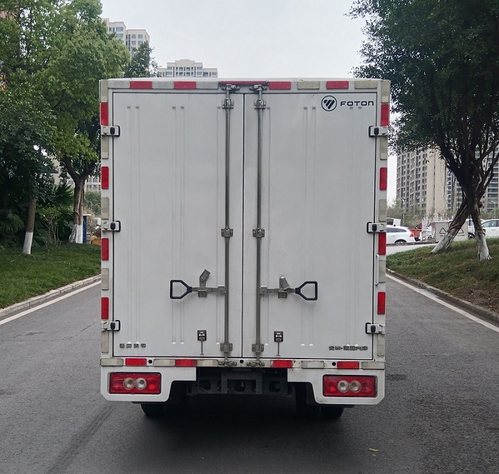 福田牌BJ5031XXY3AV6-AB2廂式運輸車公告圖片