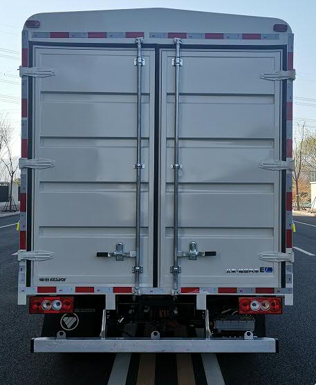 福田牌BJ5045CCYEV5純電動倉柵式運輸車公告圖片