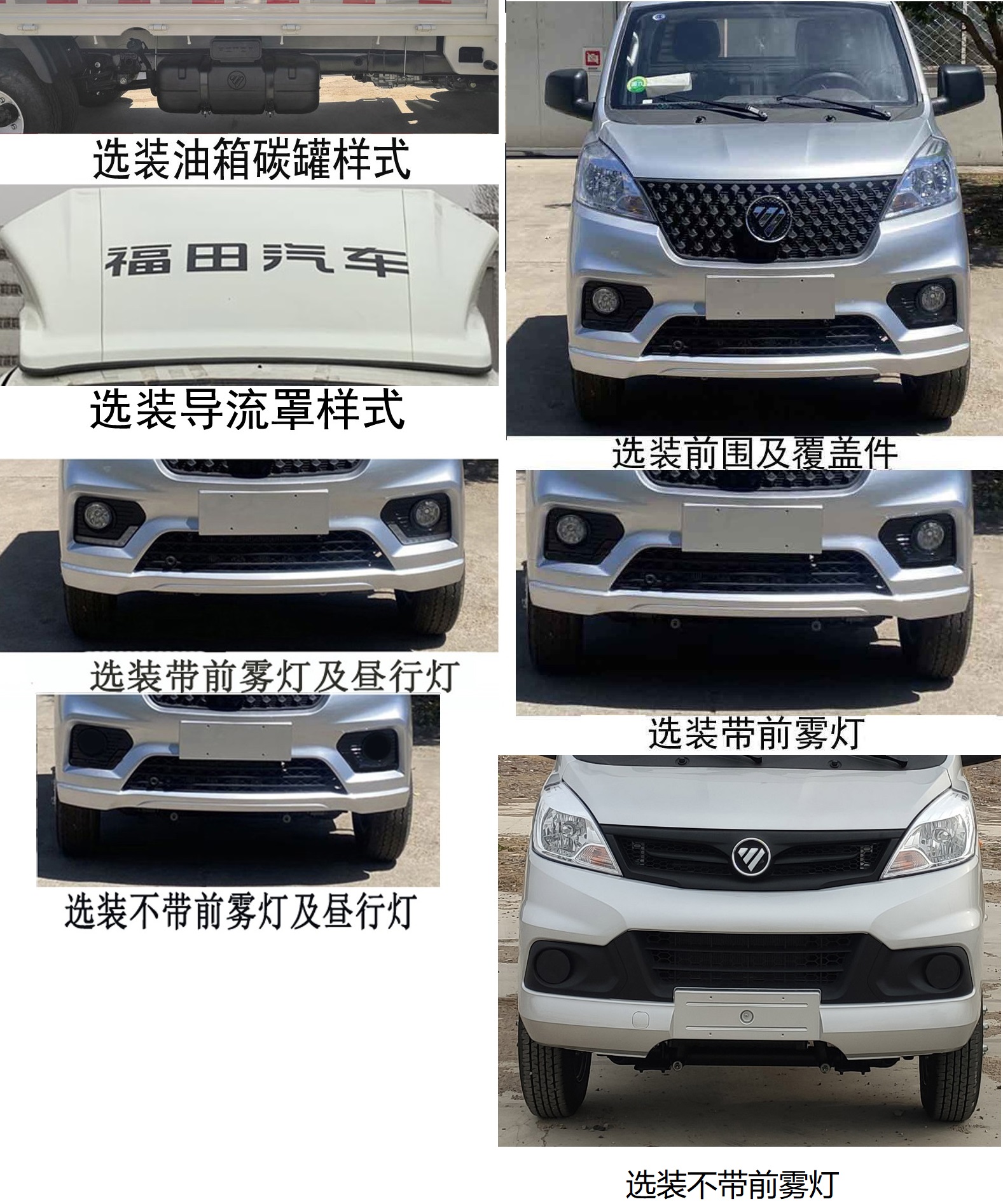 福田牌BJ5020CCY3JV7-57倉(cāng)柵式運(yùn)輸車(chē)公告圖片