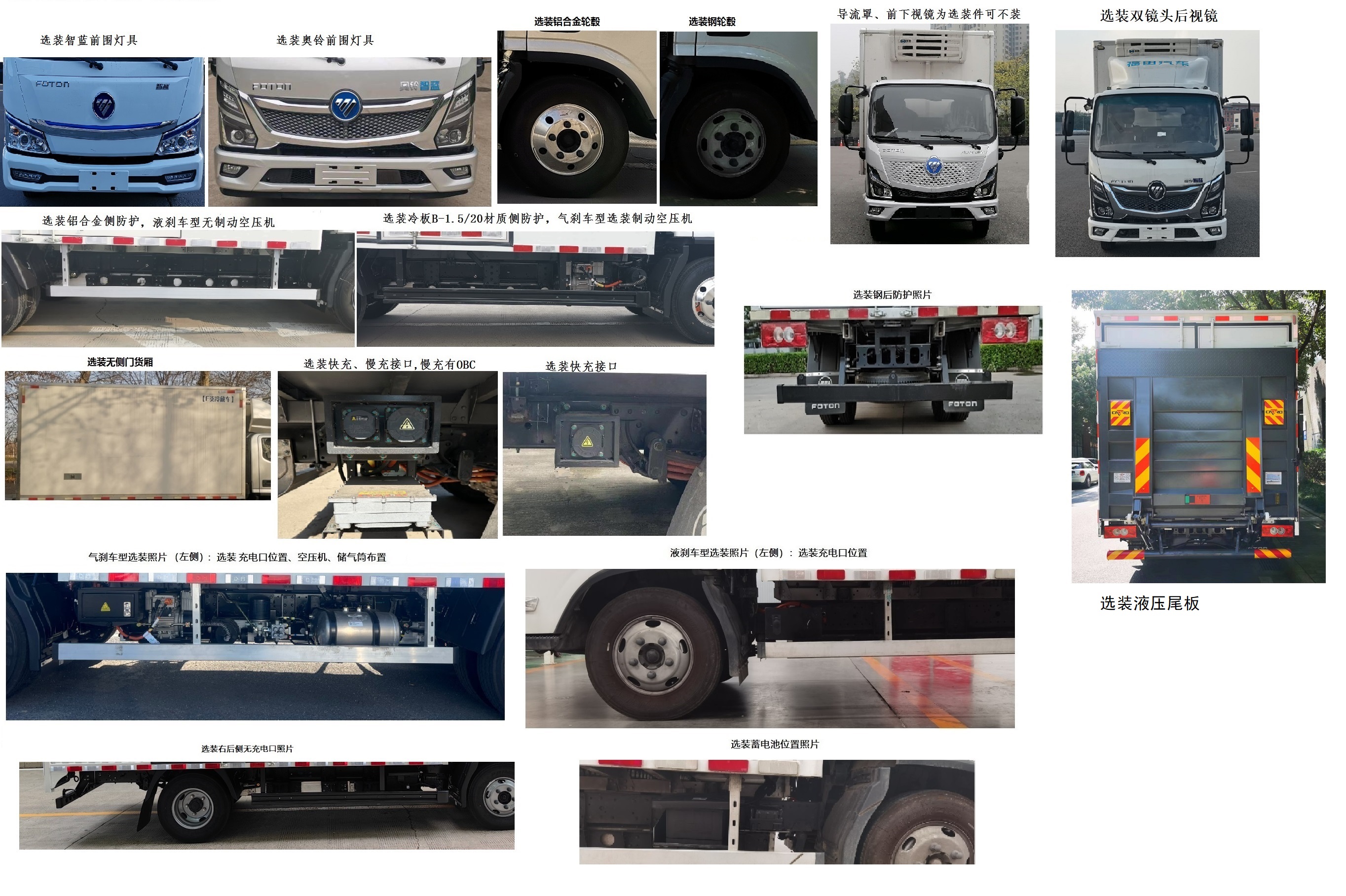 福田牌BJ5045XLCEVZ纯电动冷藏车公告图片