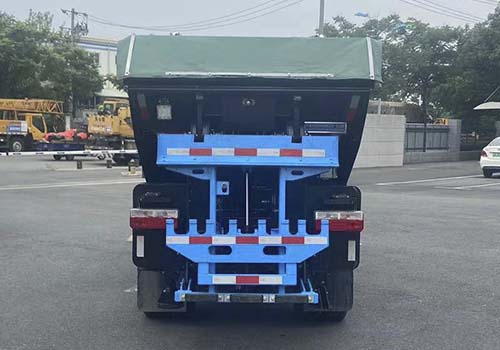 纯电动自装卸式垃圾车图片