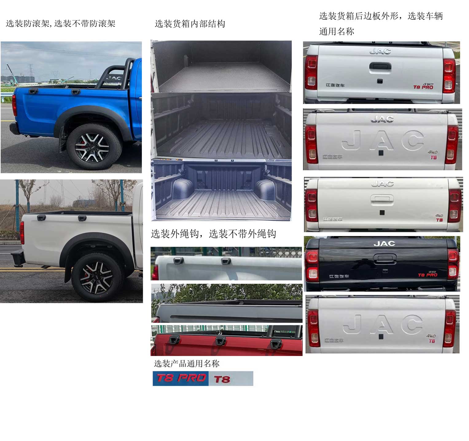 HFC1037D3K2ASS-1 江淮牌170马力单桥柴油1.5米国六多用途货车图片
