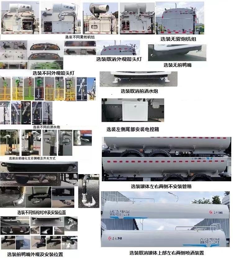 東風(fēng)牌EQ5252GPSSDF6綠化噴灑車公告圖片