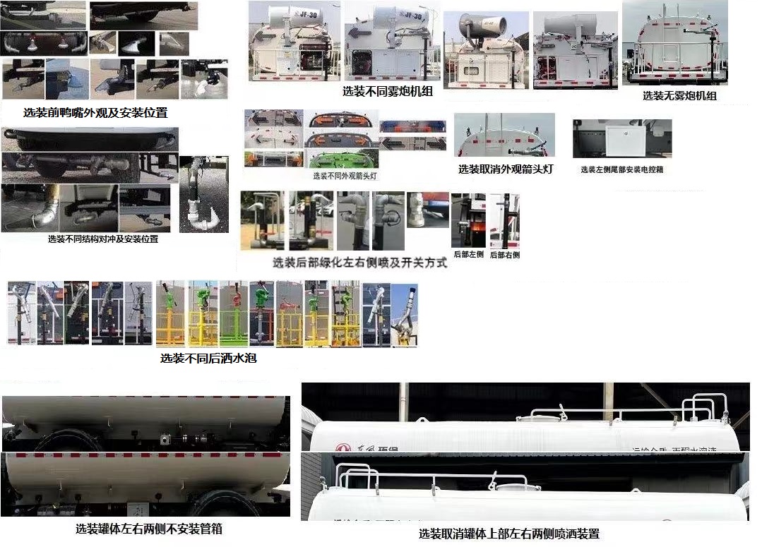 东风牌SE5122GPSSX6绿化喷洒车公告图片