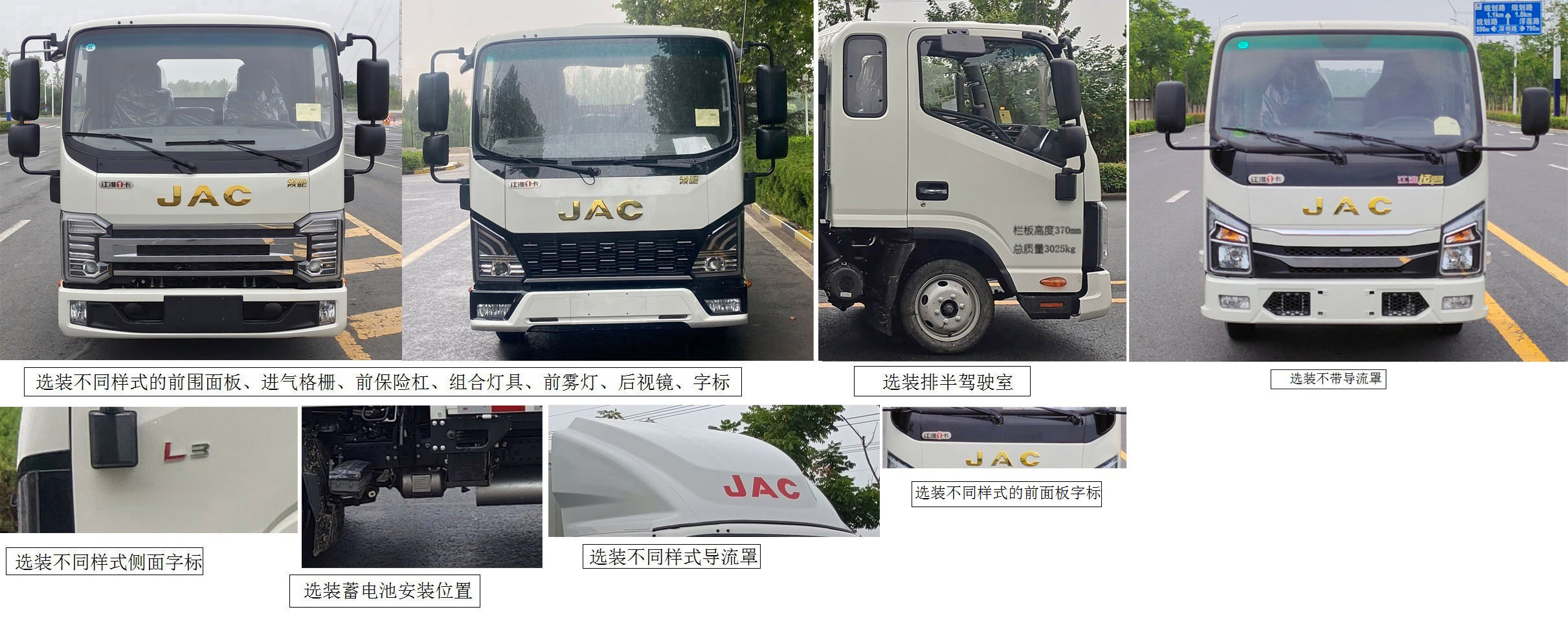 江淮牌HFC5031CCYP23E2C1QS仓栅式运输车公告图片
