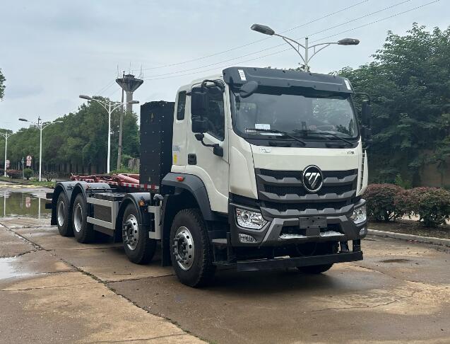 福田牌BJ5312ZXXEV-H1纯电动车厢可卸式垃圾车公告图片