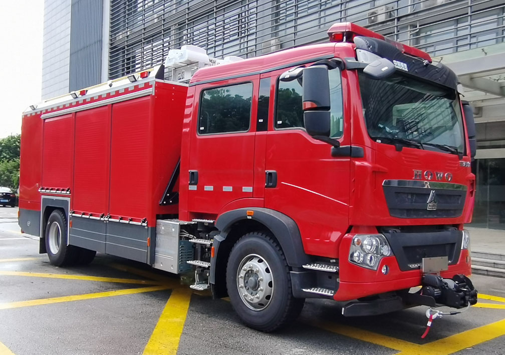 振翔股份牌ZXT5130TXFHJ80/E65化学救援消防车图片