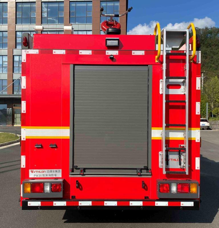 威速龙牌LCG5100GXFPM35/S6泡沫消防车公告图片