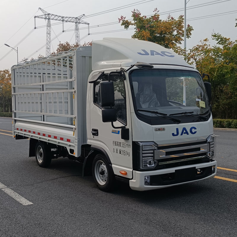 江淮牌HFC5031CCYEV1Q純電動(dòng)倉(cāng)柵式運(yùn)輸車(chē)公告圖片