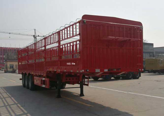 远东汽车牌13米34吨3轴仓栅式运输半挂车(YDA9403CCY)