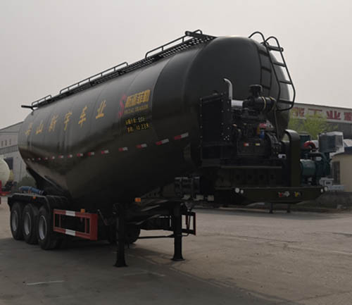 斯派菲勒牌13.4米29.4吨3轴低密度粉粒物料运输半挂车(GJC9402GFL)