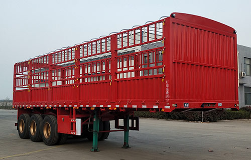 骏程牌11.5米34.5吨3轴仓栅式运输半挂车(HLE9402CCY)