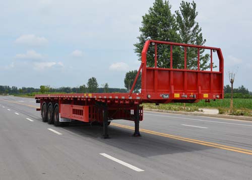 兴业发牌13米34吨3轴平板运输半挂车(XZX9400TPB)