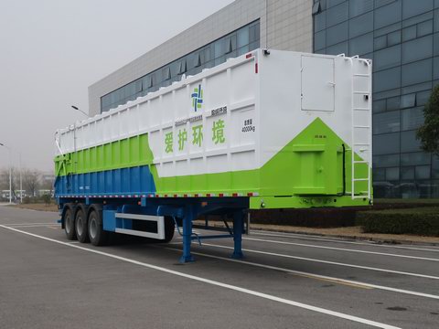 中联牌12.9米24.8吨3轴压缩式垃圾半挂车(ZBH9400ZYS)