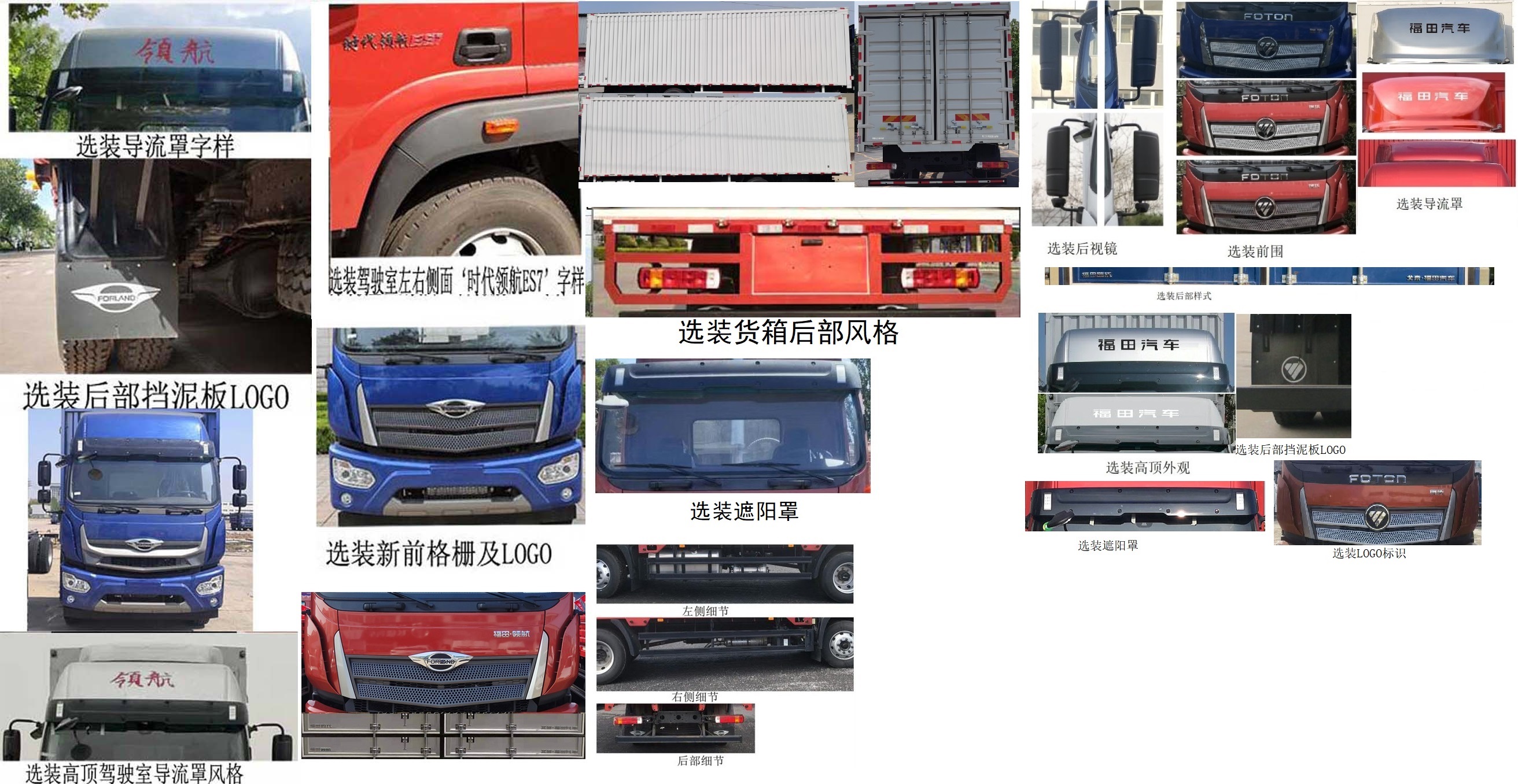 福田牌BJ5164XYKJPFN-01翼开启厢式车公告图片