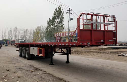 瑞路豪牌13米34吨3轴平板运输半挂车(RLH9400TPB)
