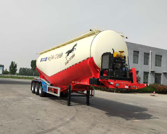 神骏九州牌11.5米32吨3轴低密度粉粒物料运输半挂车(GRT9406GFL)