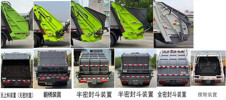 帝王环卫牌HDW5081ZYSH6压缩式垃圾车公告图片