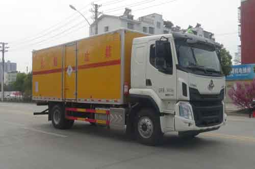 华通牌HCQ5187XDQLZ6毒性气体厢式运输车公告图片