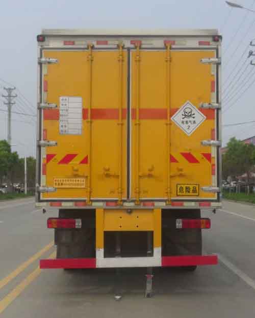 华通牌HCQ5187XDQLZ6毒性气体厢式运输车公告图片