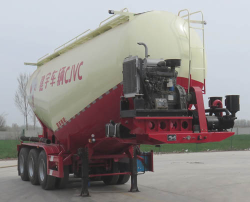 建宇牌9.1米33.3吨3轴中密度粉粒物料运输半挂车(YFZ9400GFL35B)