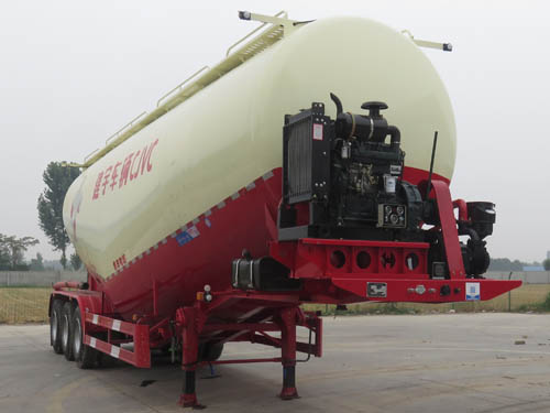 建宇牌11.6米32.3吨3轴低密度粉粒物料运输半挂车(YFZ9400GFL55)
