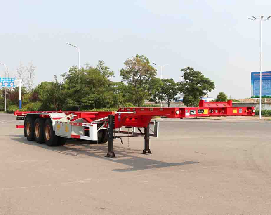 开乐牌13米35.4吨3轴集装箱运输半挂车(AKL9400TJZ40)