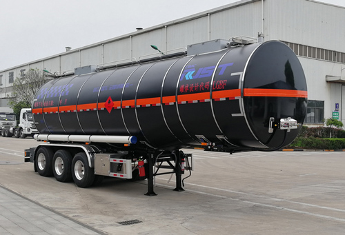 瑞江牌11.5米32.5吨3轴易燃液体罐式运输半挂车(WL9405GRYD40Y)