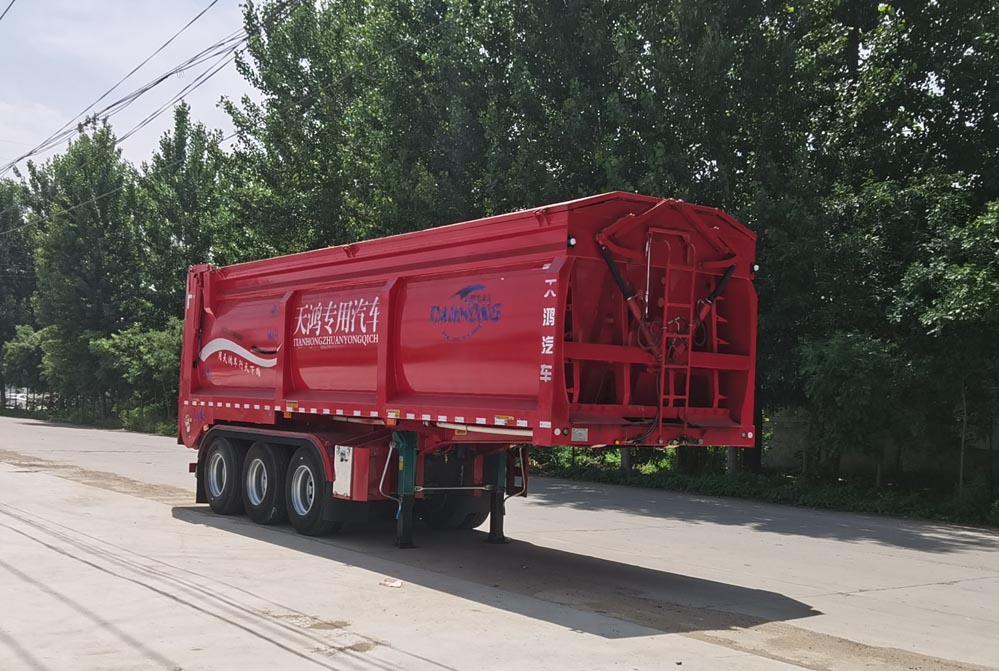 华梁天鸿牌11米30.5吨3轴散装粮食运输半挂车(LJN9401ZLS)