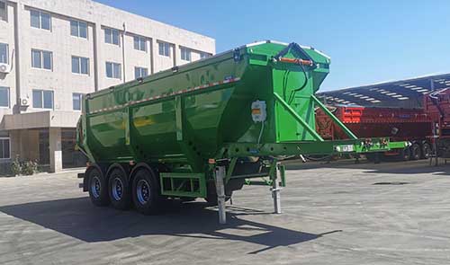 吉鲁恒驰牌10.4米32.8吨3轴散装粮食运输半挂车(PG9405ZLSA)