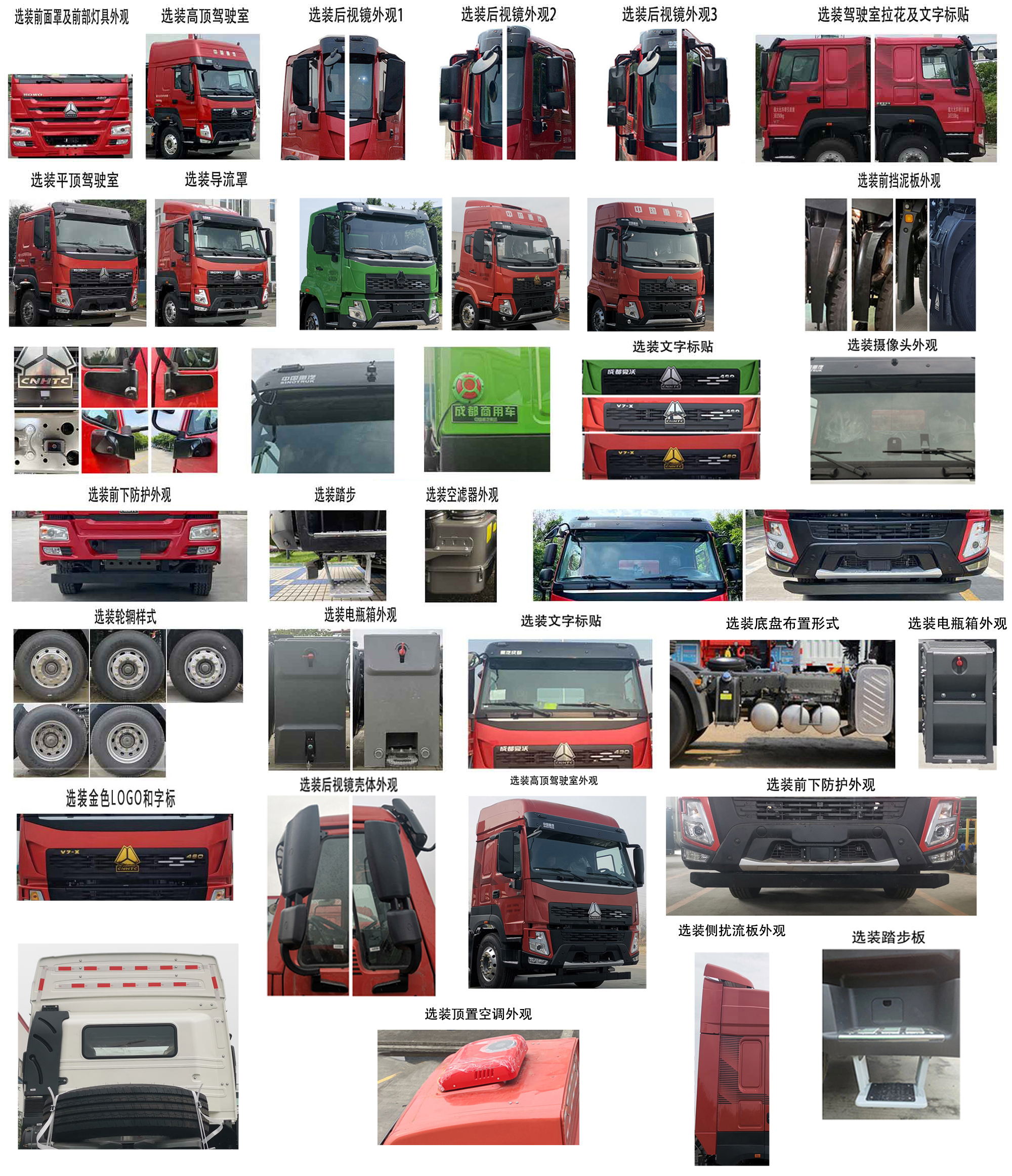豪沃牌ZZ4252V3247F1H牵引汽车公告图片