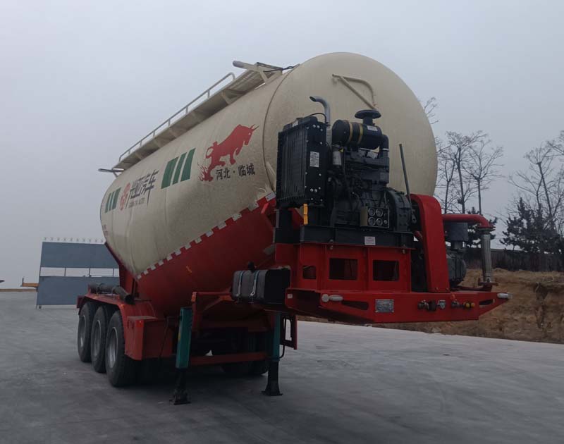光亚通达牌8.9米34吨3轴中密度粉粒物料运输半挂车(JGY9405GFLT)