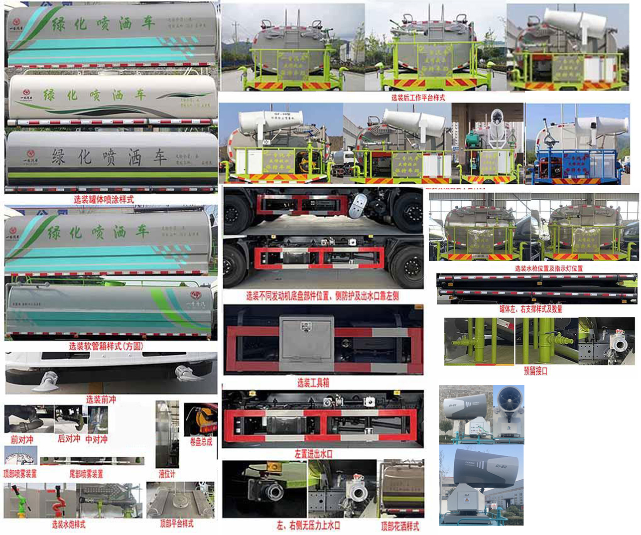 專致牌YZZ5160GPSEQ6綠化噴灑車公告圖片