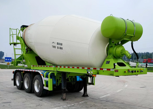 雷萨牌8.9米31.2吨3轴混凝土搅拌运输半挂车(BJ9400GJB-LA)