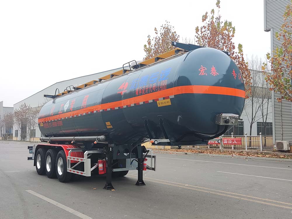 正康宏泰牌10.9米32.5吨3轴毒性和感染性物品罐式运输半挂车(HHT9404GDG)