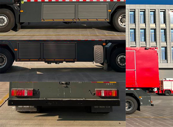 博利牌BLT5210TXFZX80/JY-S6自装卸式消防车公告图片