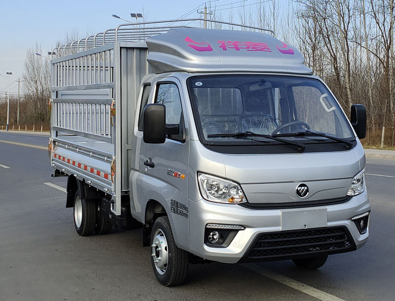 福田牌BJ5032CCY3PV5-13倉柵式運(yùn)輸車公告圖片