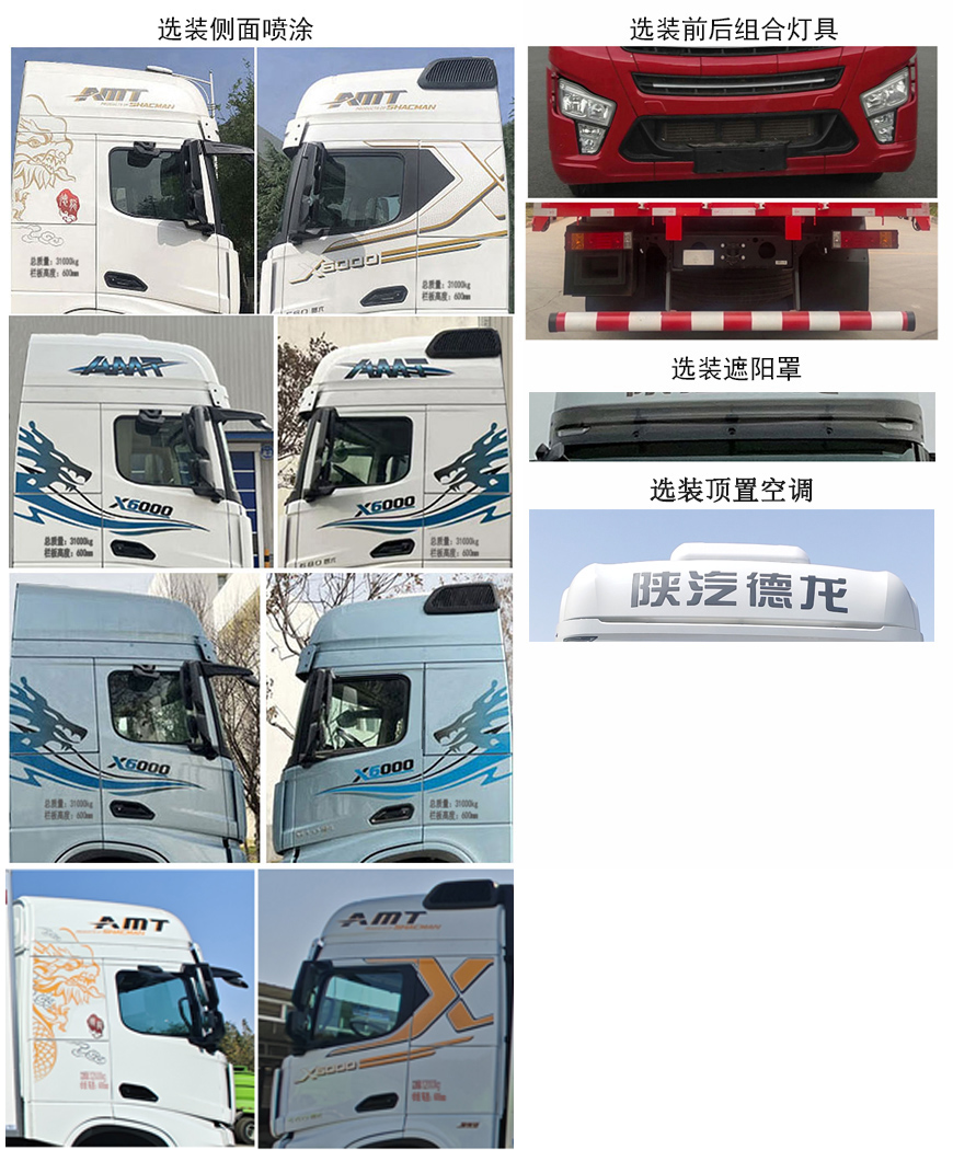 SX1319GD456 陕汽牌560马力前四后八柴油9.5米国六载货汽车图片