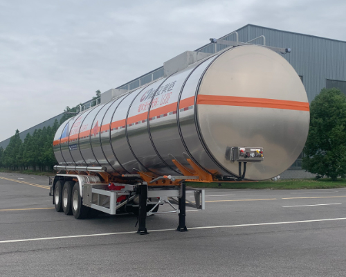 欧曼牌11.7米32.5吨3轴易燃液体罐式运输半挂车(HFV9400GRY42C)