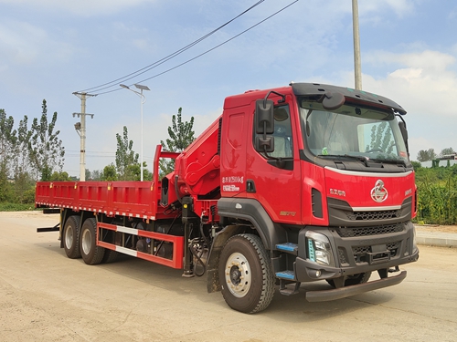 神百重工牌ABC5259JSQLZ6隨車起重運輸車公告圖片