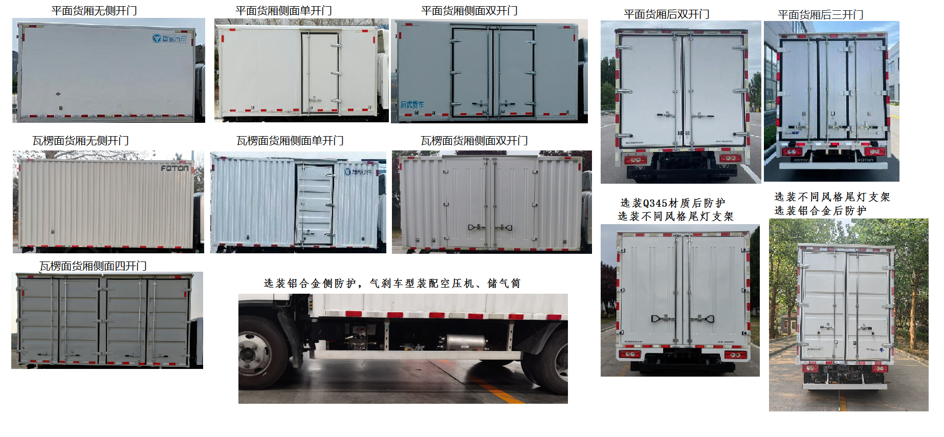 福田牌BJ5045XXYEV1C換電式純電動(dòng)廂式運(yùn)輸車公告圖片
