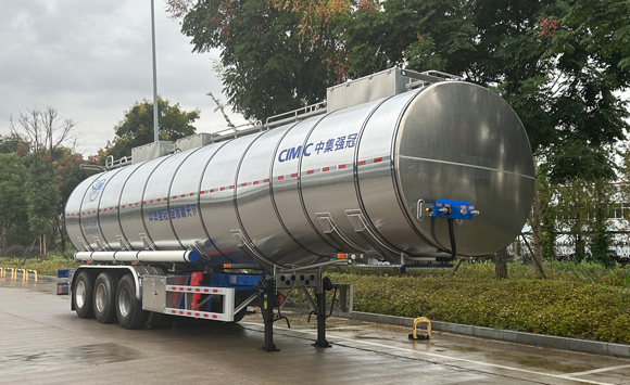 万事达牌12.8米33.8吨3轴普通液体运输半挂车(SDW9402GPGD49A)