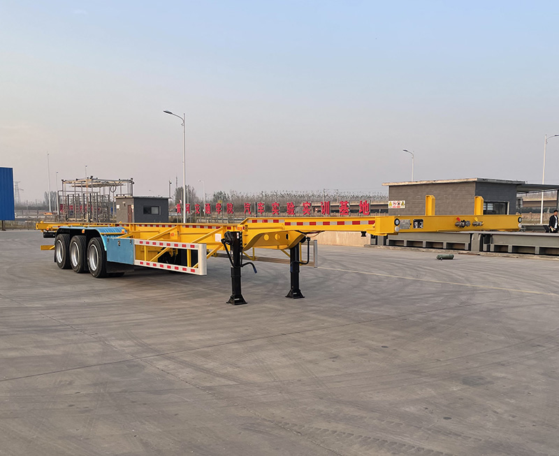 林安牌14米35.7吨3轴集装箱运输半挂车(ZYH9400TJZE)
