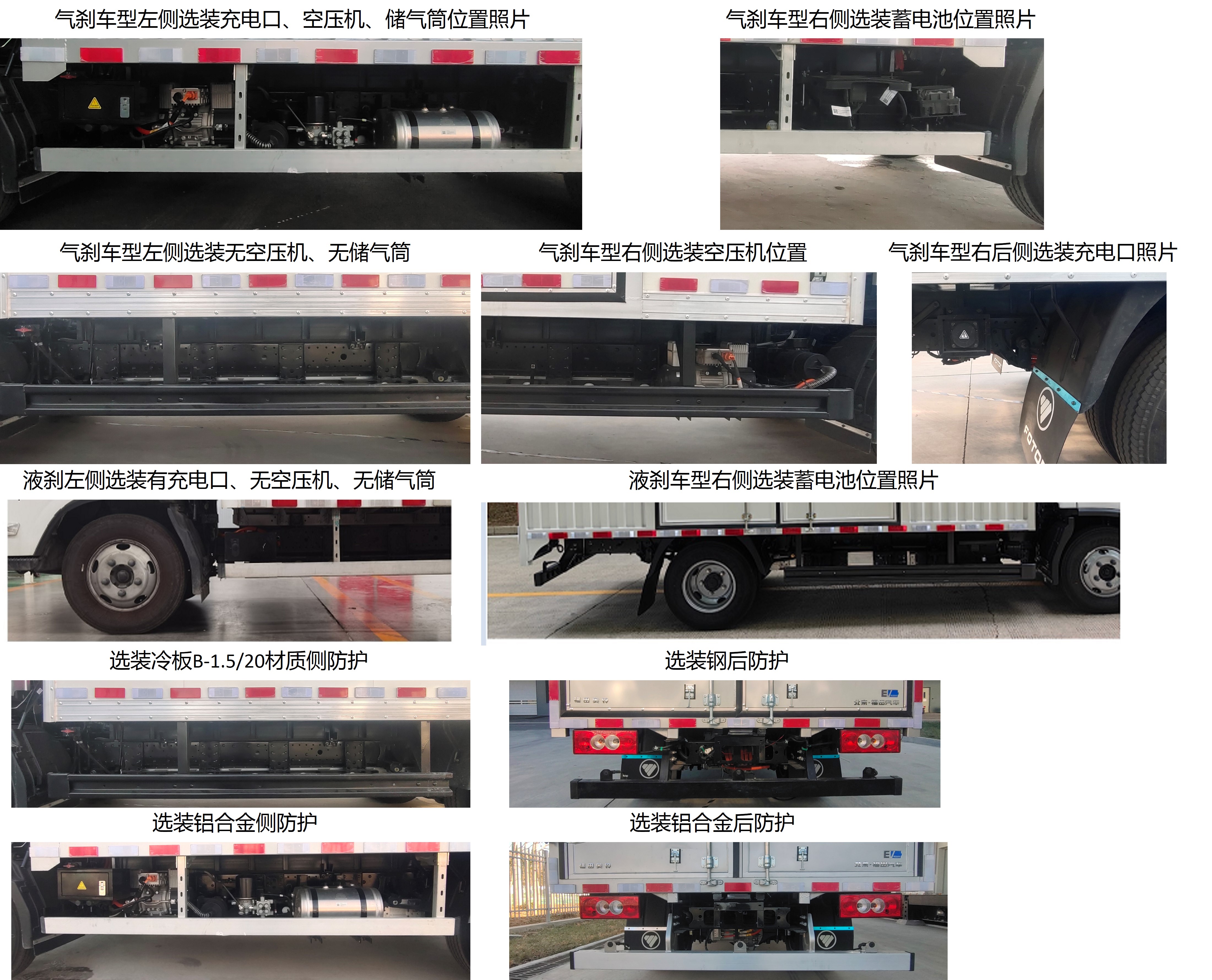 福田牌BJ5040XXYEVZ3純電動廂式運(yùn)輸車公告圖片