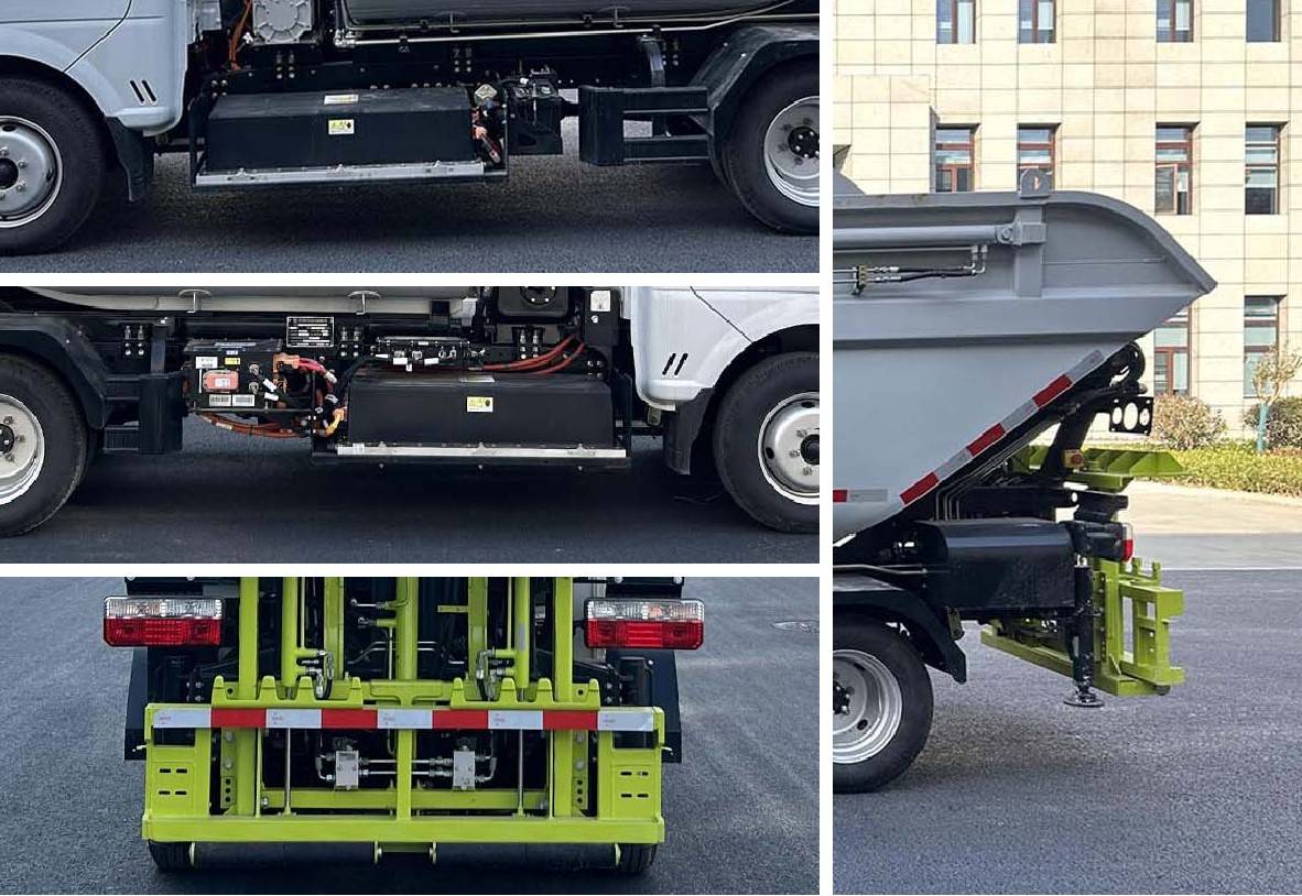 武客华中牌WH5040ZZZDBEV纯电动自装卸式垃圾车公告图片